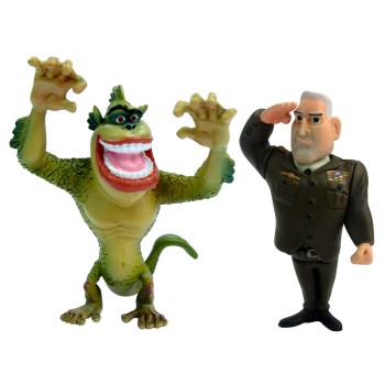 Monsters Vs Aliens Mini Figure 2-Pack D